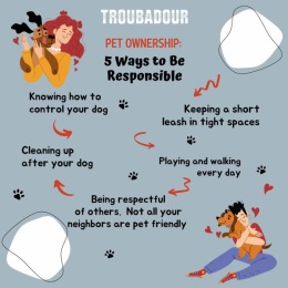 Troubadour is Pet Friendly! We love our furry friends ๐ถ๐ฑโค๏ธ Here are 5 ways to be a responsible and great pet owner in an apartment home. Instagram post from @troubadouratx on February 19, 2024 16:59:46pm