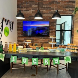 Weโre so lucky to have the best residents ๐ St. Pattyโs muffins and mimosas ๐ฅ๐ Instagram post from @troubadouratx on March 15, 2024 10:25:26am